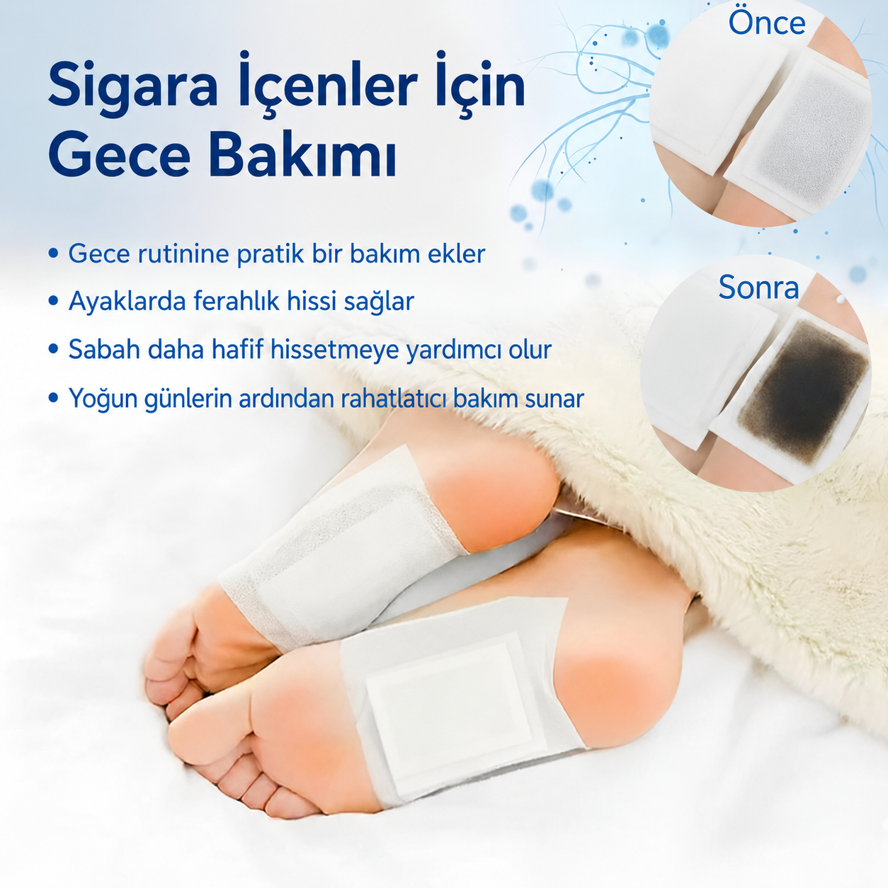 Melvuna™ Smoker Care Ayak Bandı