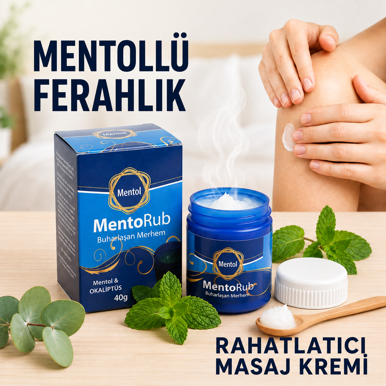 Ferahlatıcı Ağrı Rahatlatıcı Masaj Kremi
