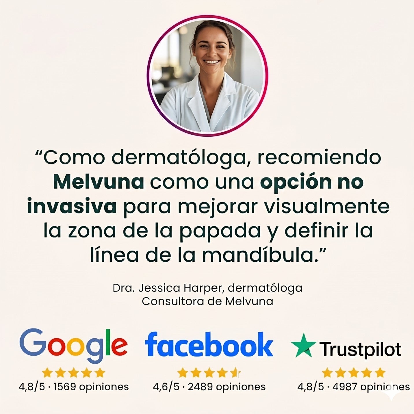 Melvuna™ Mascarilla Lifting para Papada