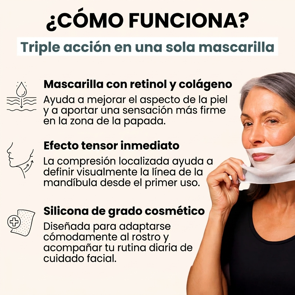 Melvuna™ Mascarilla Lifting para Papada